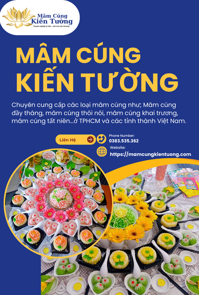 Mâm cúng Kiến Tường