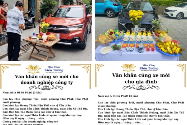 Văn khấn cúng xe mới - Những lưu ý bạn phải biết