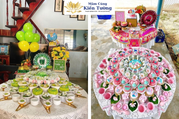 Mâm cúng thôi nôi trọn gói ở Tphcm