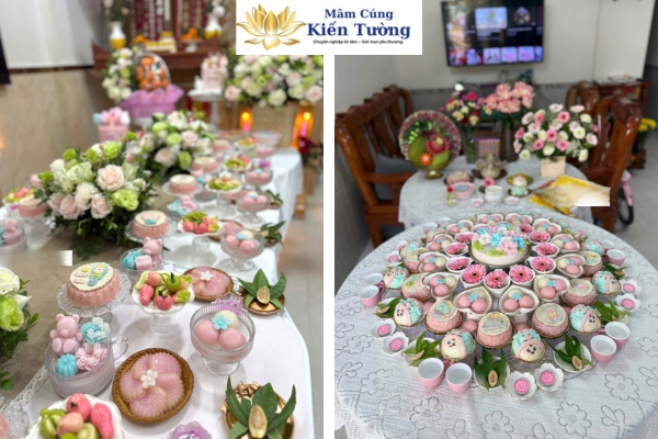 Dịch vụ mâm cúng đầy tháng cho bé