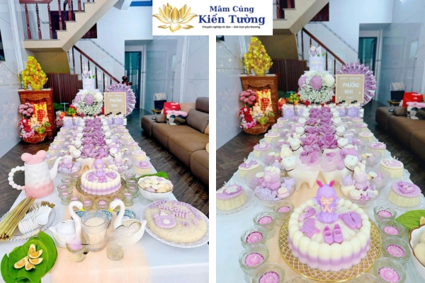 Dịch vụ mâm cúng đầy tháng cho bé