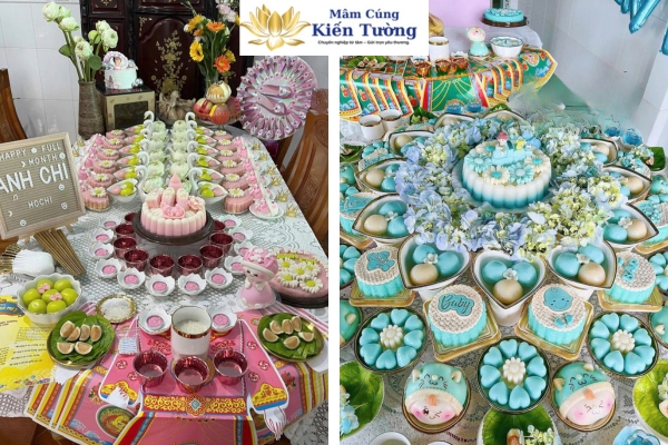 Dịch vụ mâm cúng đầy tháng cho bé
