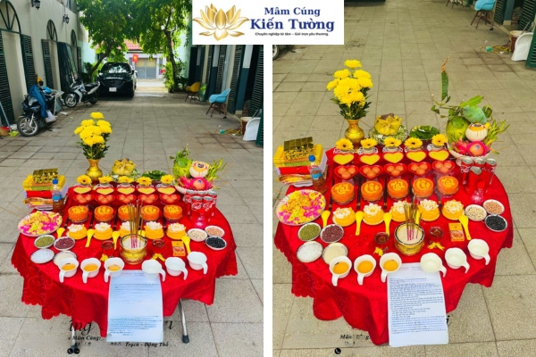 Hình ảnh mâm cúng động thổ Hình ảnh mâm cúng động thổ