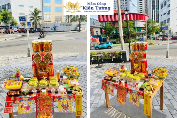 Hình ảnh mâm cúng động thổ Hình ảnh mâm cúng động thổ