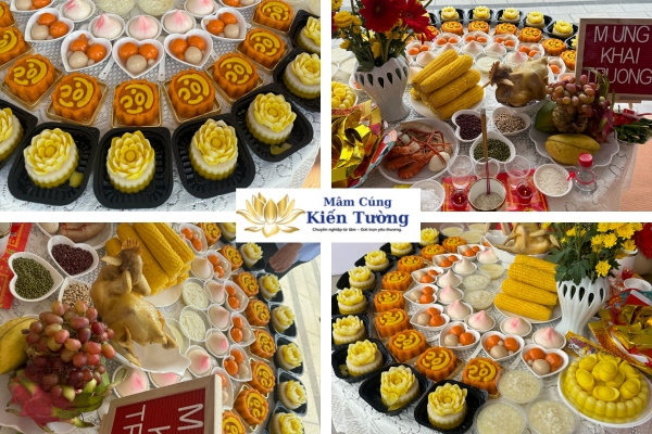 Mâm cúng khai trương shop quần áo