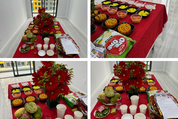 Mâm cúng nhà mới chung cư