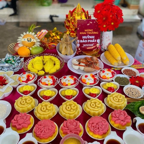 Mâm cúng khai trương buôn bán