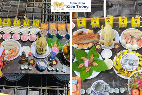 Giới thiệu về dịch vụ mâm cúng cất nóc của Kiến Tường.